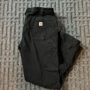 Woman’s Carhartt 12 short Black Work Pants